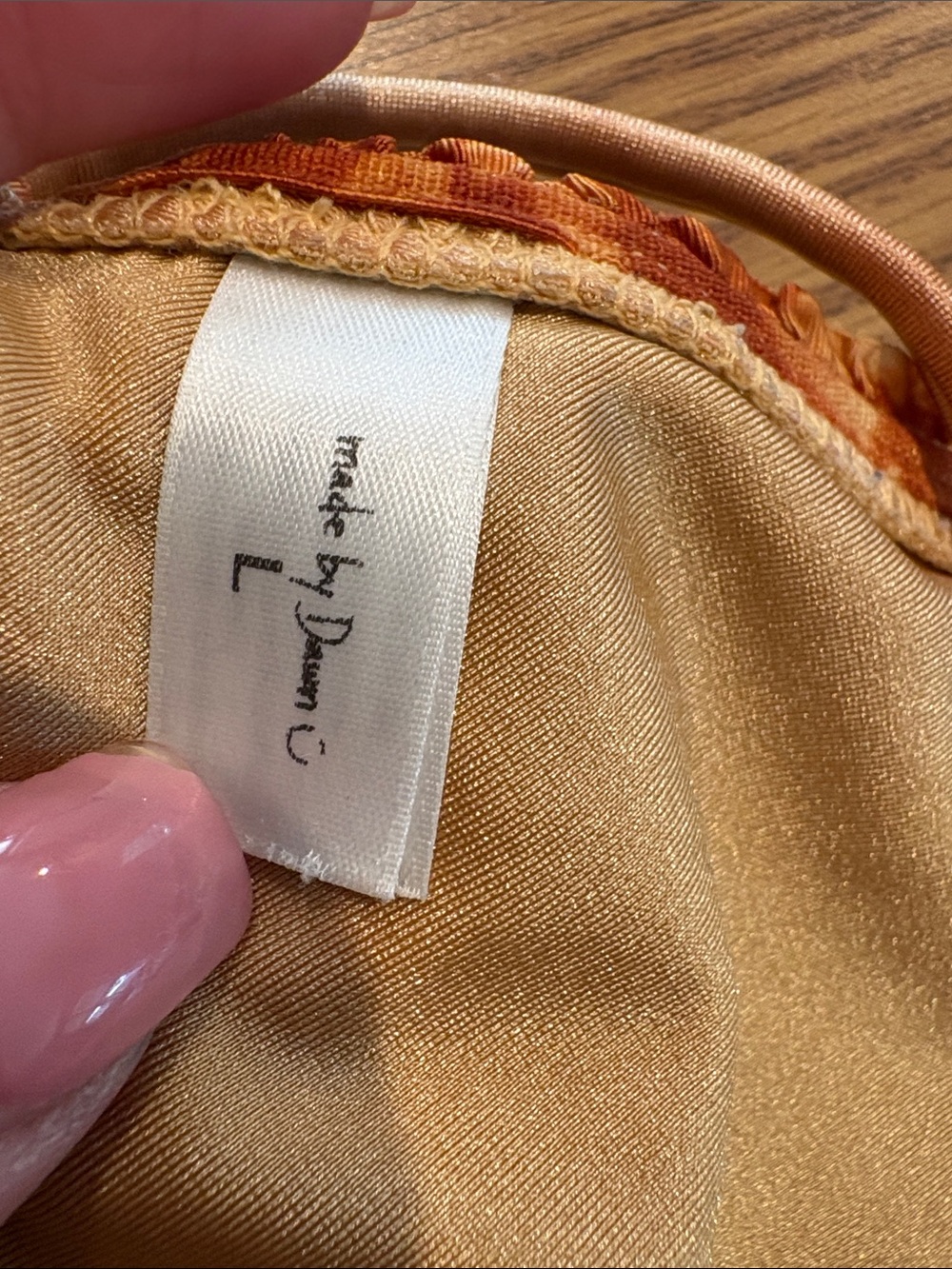 Made by Dawn Seashell Bikini Top L Tie Dye Ribbed Swim Luxury Designer Sold Out - Picture 5 of 8
